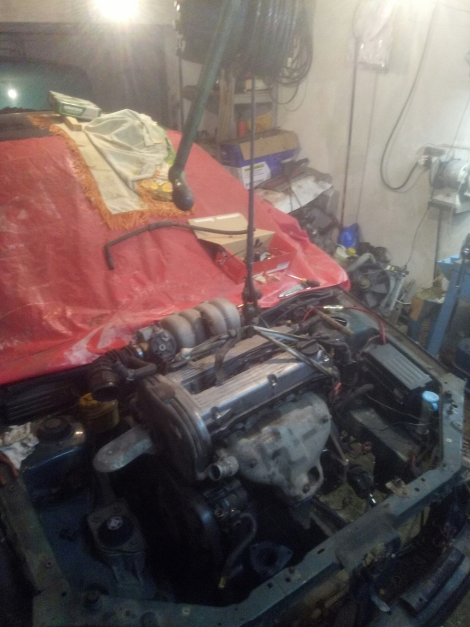 v6 вже під капотом... ура) 2