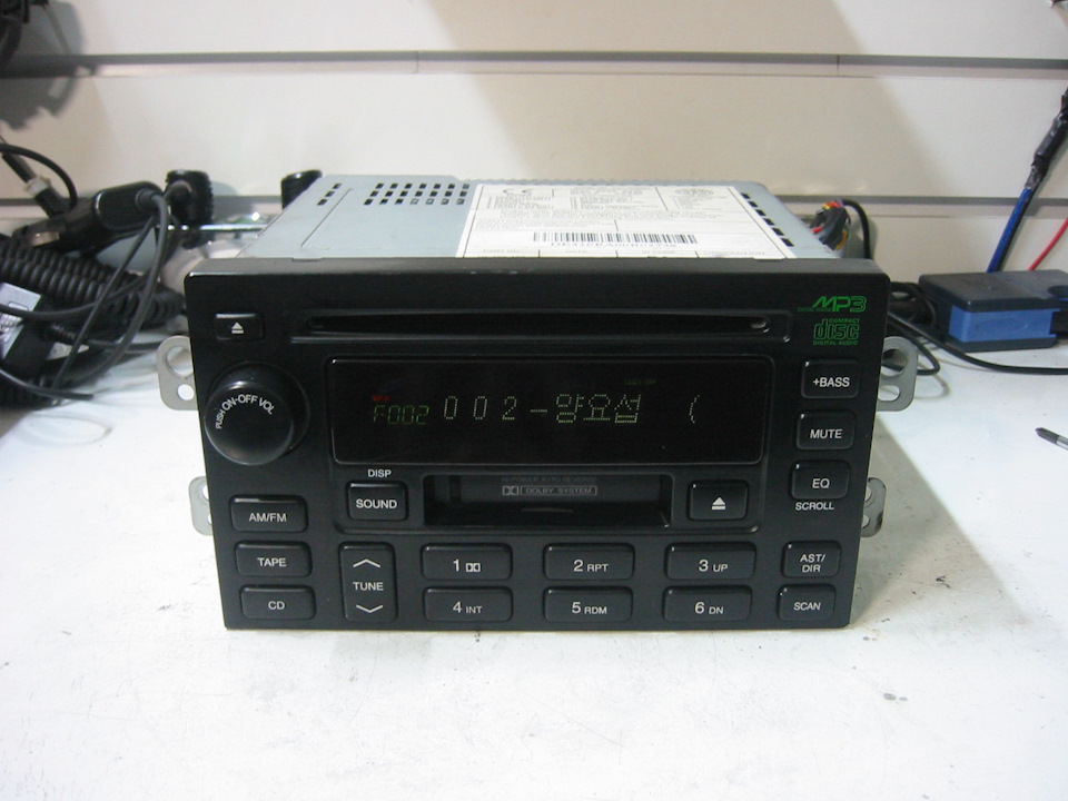Оригінальні штатні 2 din мафони Daewoo 3
