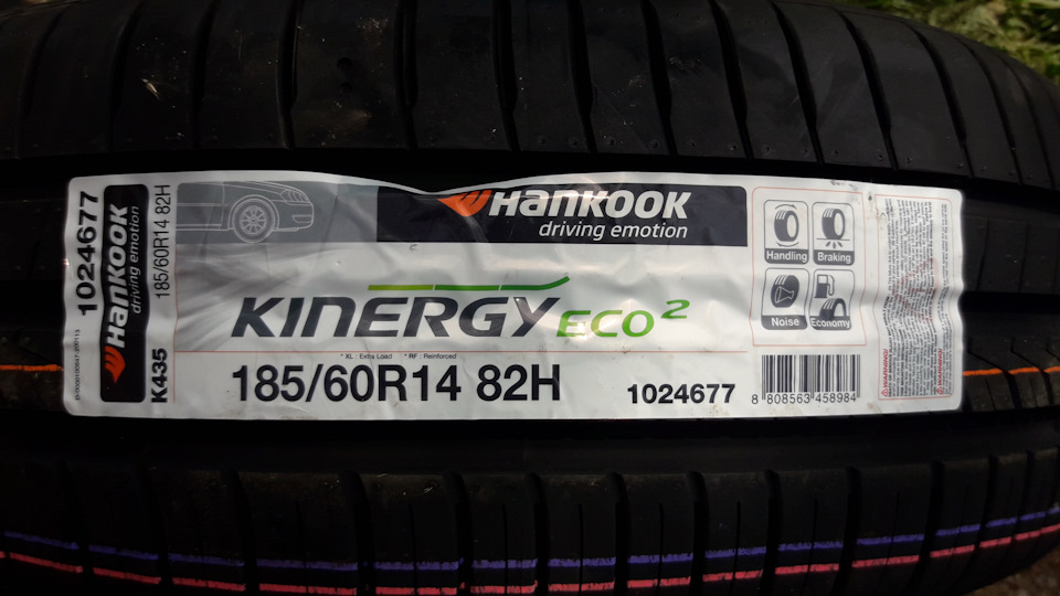 26. Диски Aluett на літо з шинами Hankook Kinergy Eco 2 185/60 R14. 5