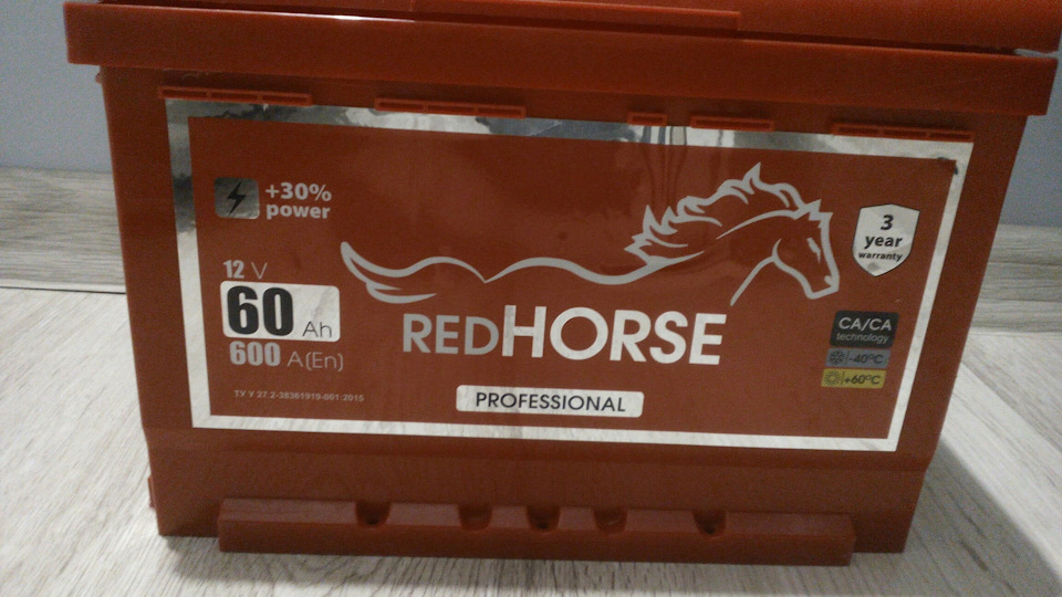 Новий АКБ Red Horse 5