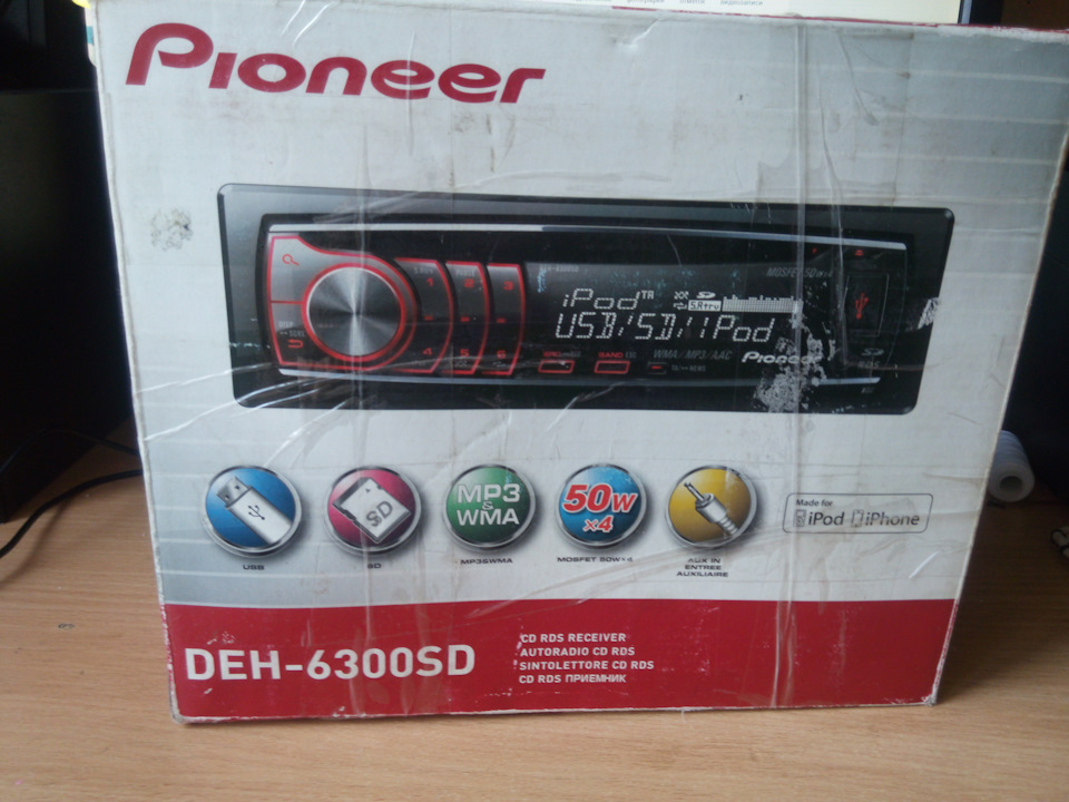 Новий ГУ Pioneer 6300SD 2