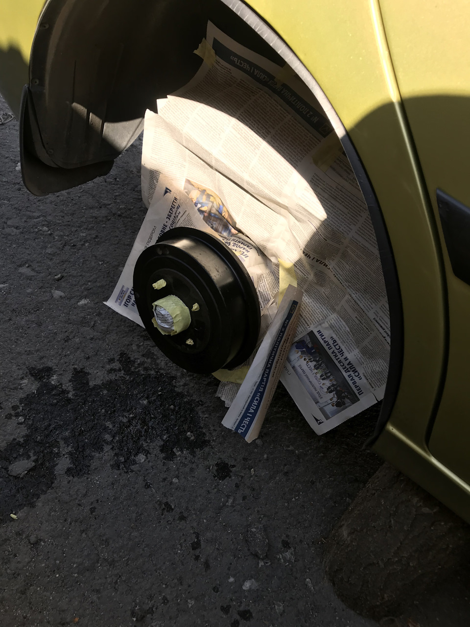 Пофарбував барабани та супорти в золото 1