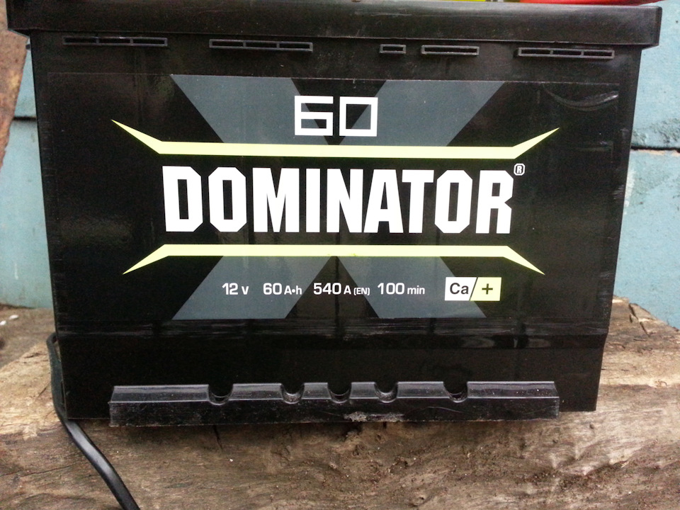 Заміна батареї для Dominator 60 a/h 2
