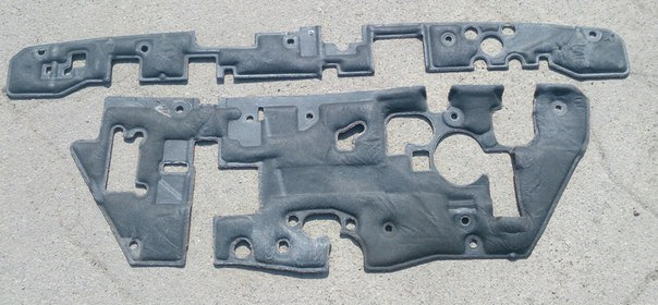 Заводська шумоізоляція моторного щита Daewoo Sens/Lanos 1
