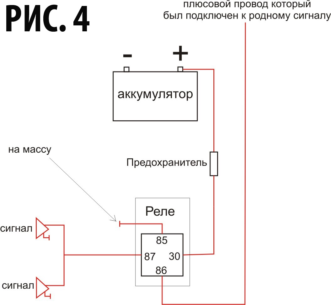 Заміна звукового сигналу 4