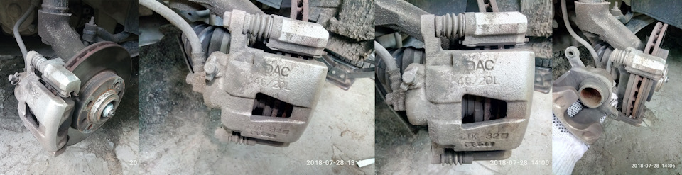Заміна передніх колодок 1