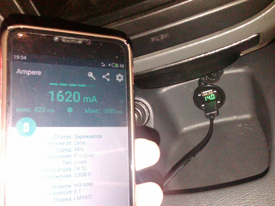 Дослідження Вольтметра з 2 USB зарядками 5