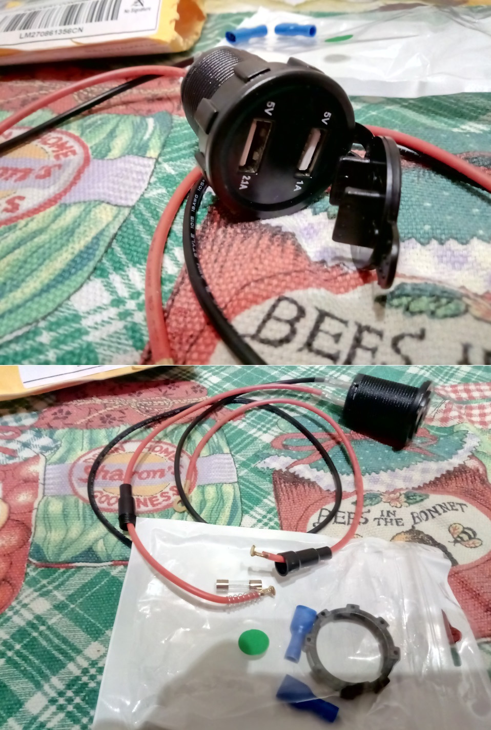 Вольтметр та USB зарядка з Піднебесної 2