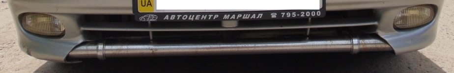 Труба в бампері 3