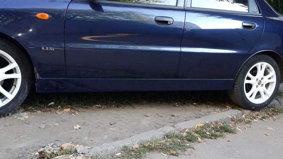 Пороги дуже прикрасили авто 3