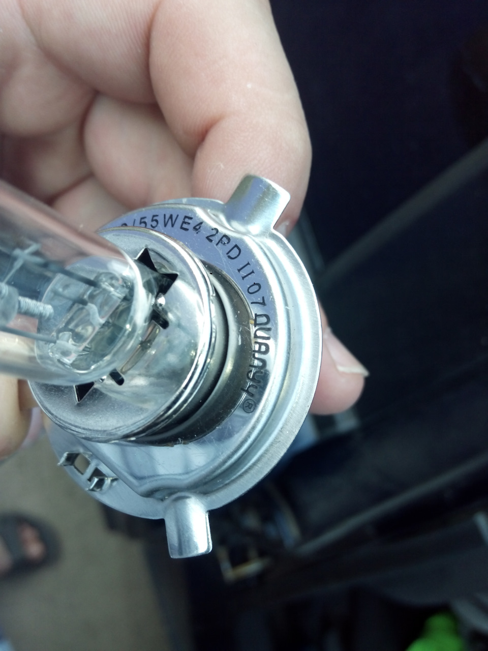 Замінив лампи головного світла на Osram +110 3