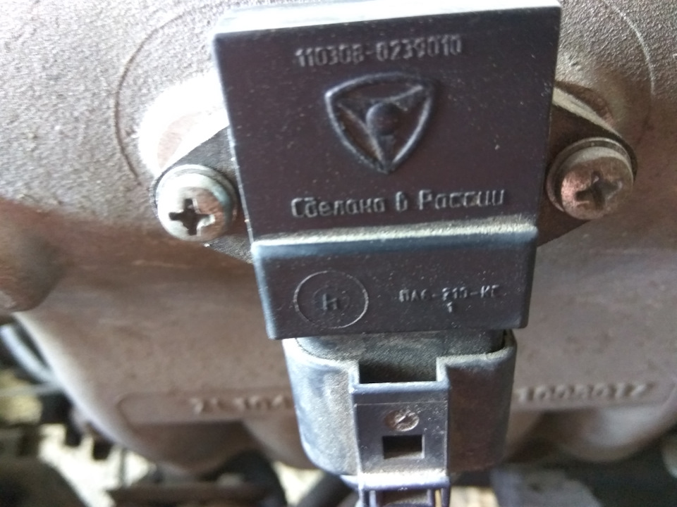 Заміна ДАТ 110308-0239010 на Siemens VDO 5WK96930-R 1