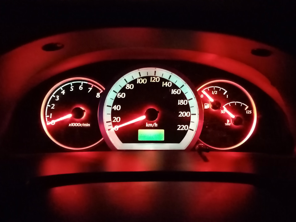 Пересвіт стрілок приладки lacetti 2
