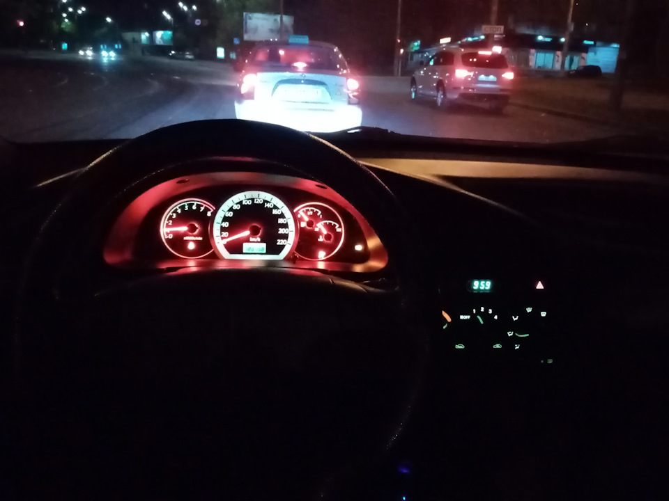 Пересвіт стрілок приладки lacetti 4
