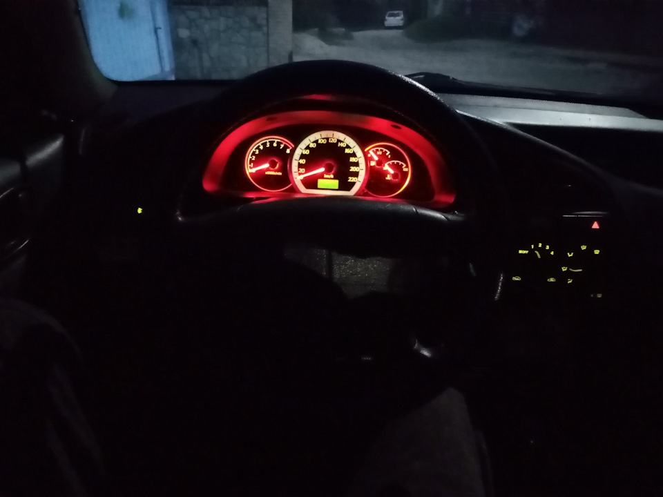 Пересвіт стрілок приладки lacetti 3