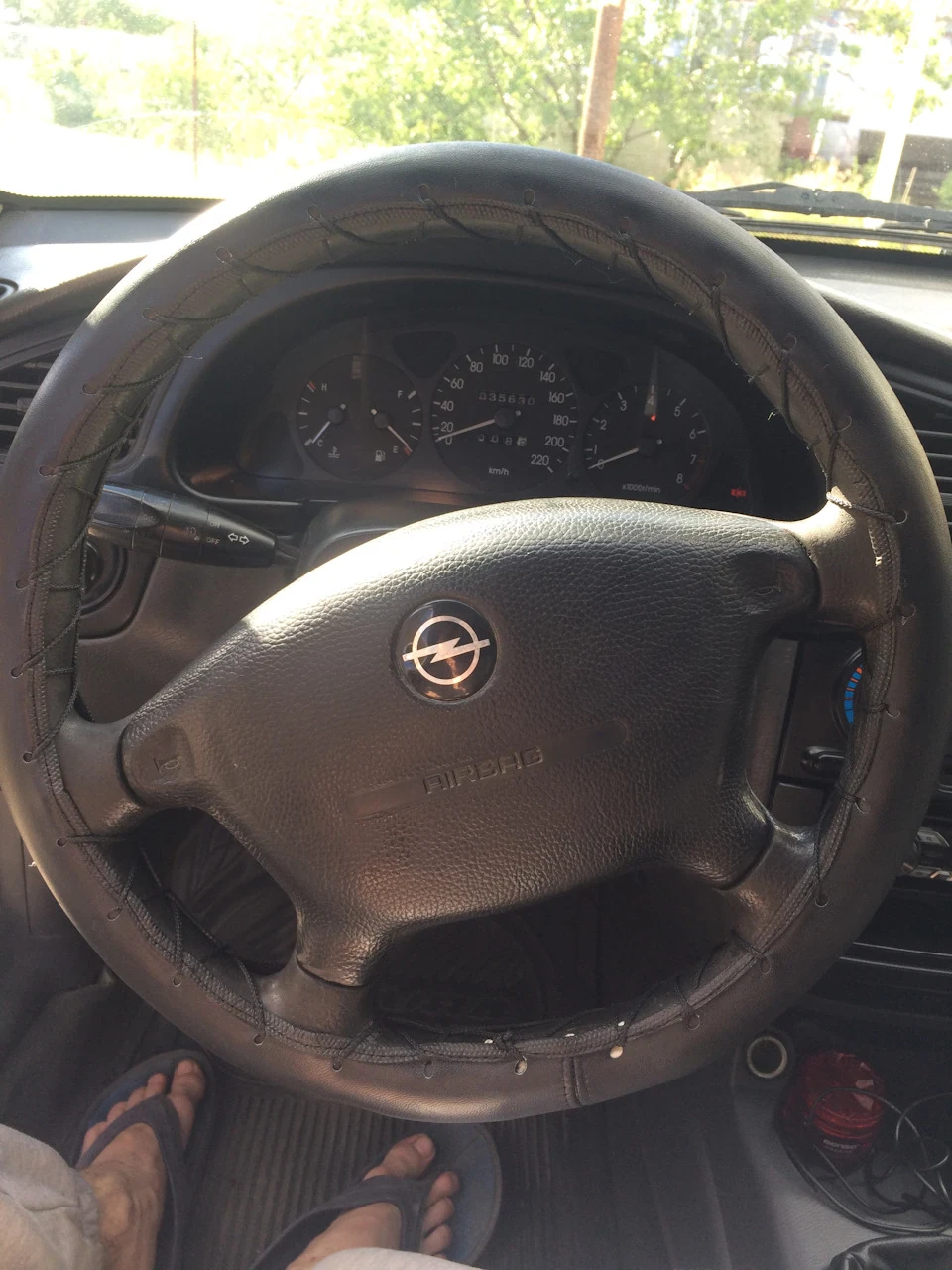 Встановлення керма з Opel Vectra B на Daewoo Lanos