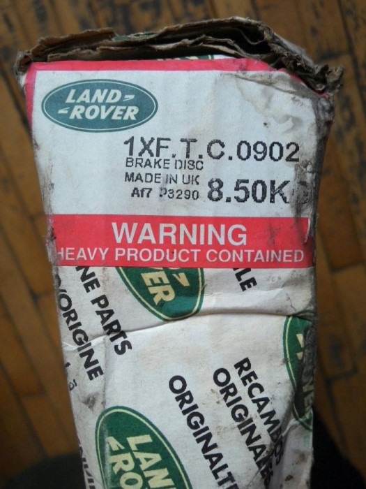 Тимчасово, продам гальмівні диски на Land Rover Discovery 3