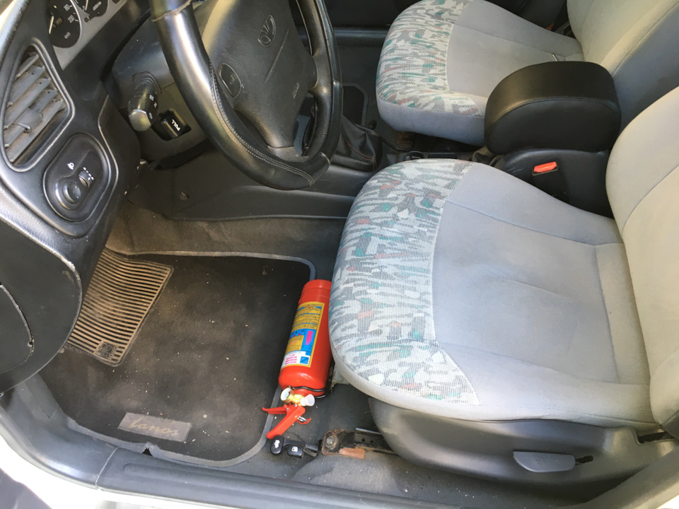Підключення Airbag, штатний вогнегасник, реле стартера) 5