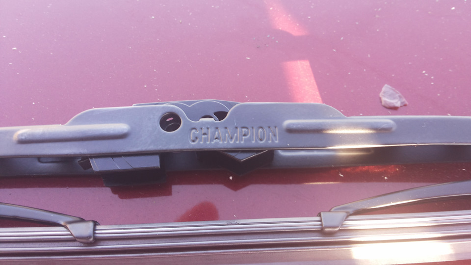 заміна двірниківBosch на Champion 2