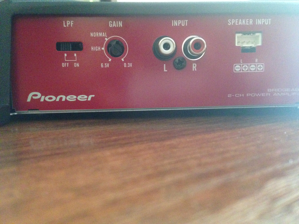 Pioneer GM-A3602 та дроти Mystery 2