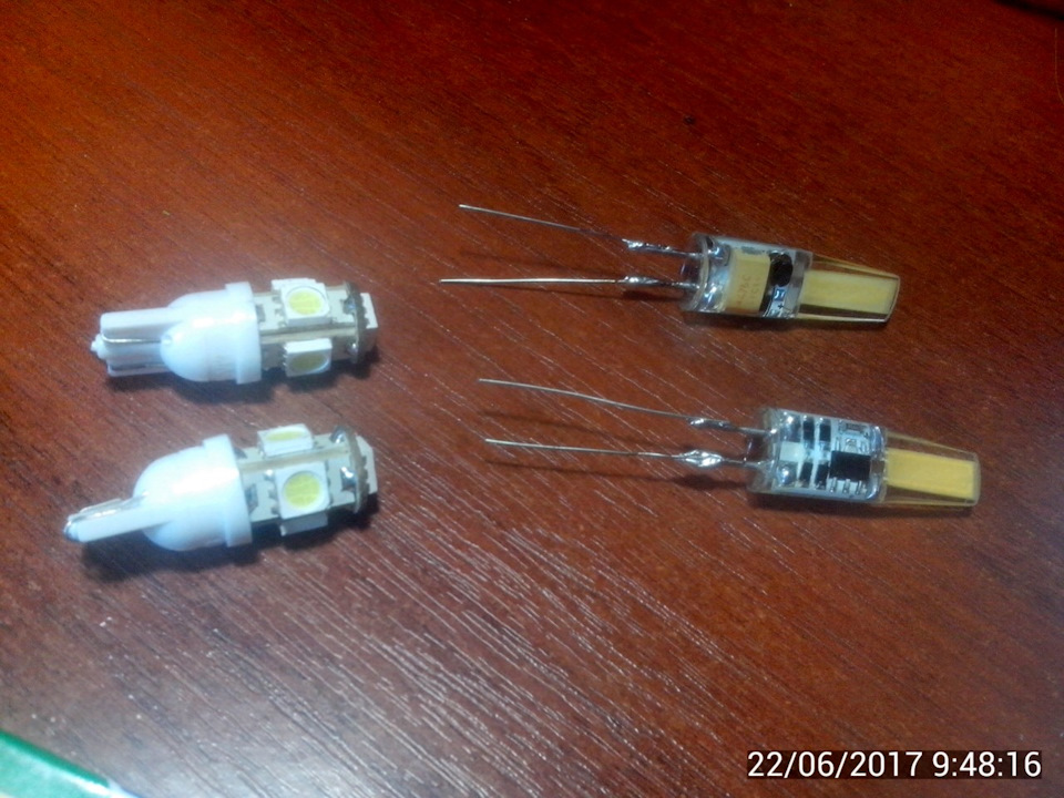Світлодіоди з цоколем g4 в габарити 2