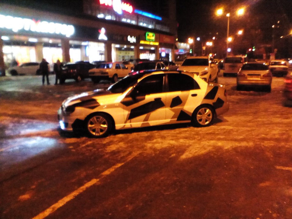 Геометрический камуфляж на Сеньку =) 3
