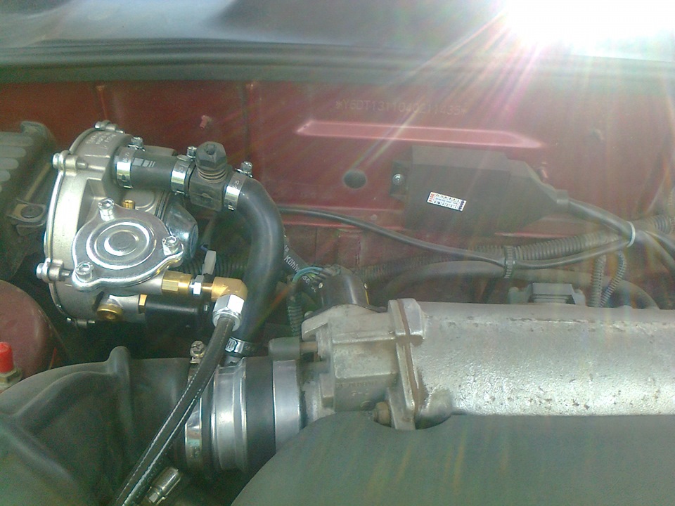 Газова установка ЄВРО-2 = фото моторного 2