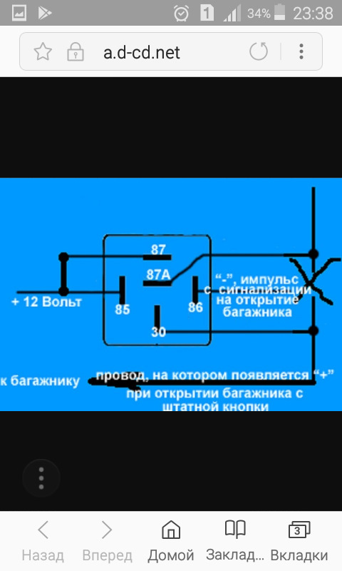 Встановив gsm сигналізацію + відкриття багажника з брелока 5