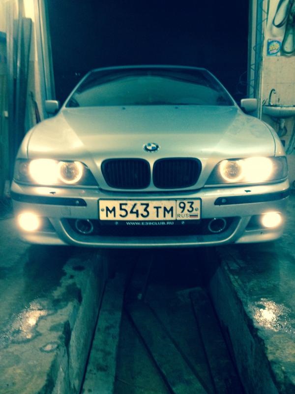 Алюмініві кільця на решітку радіатора BMW E39 1