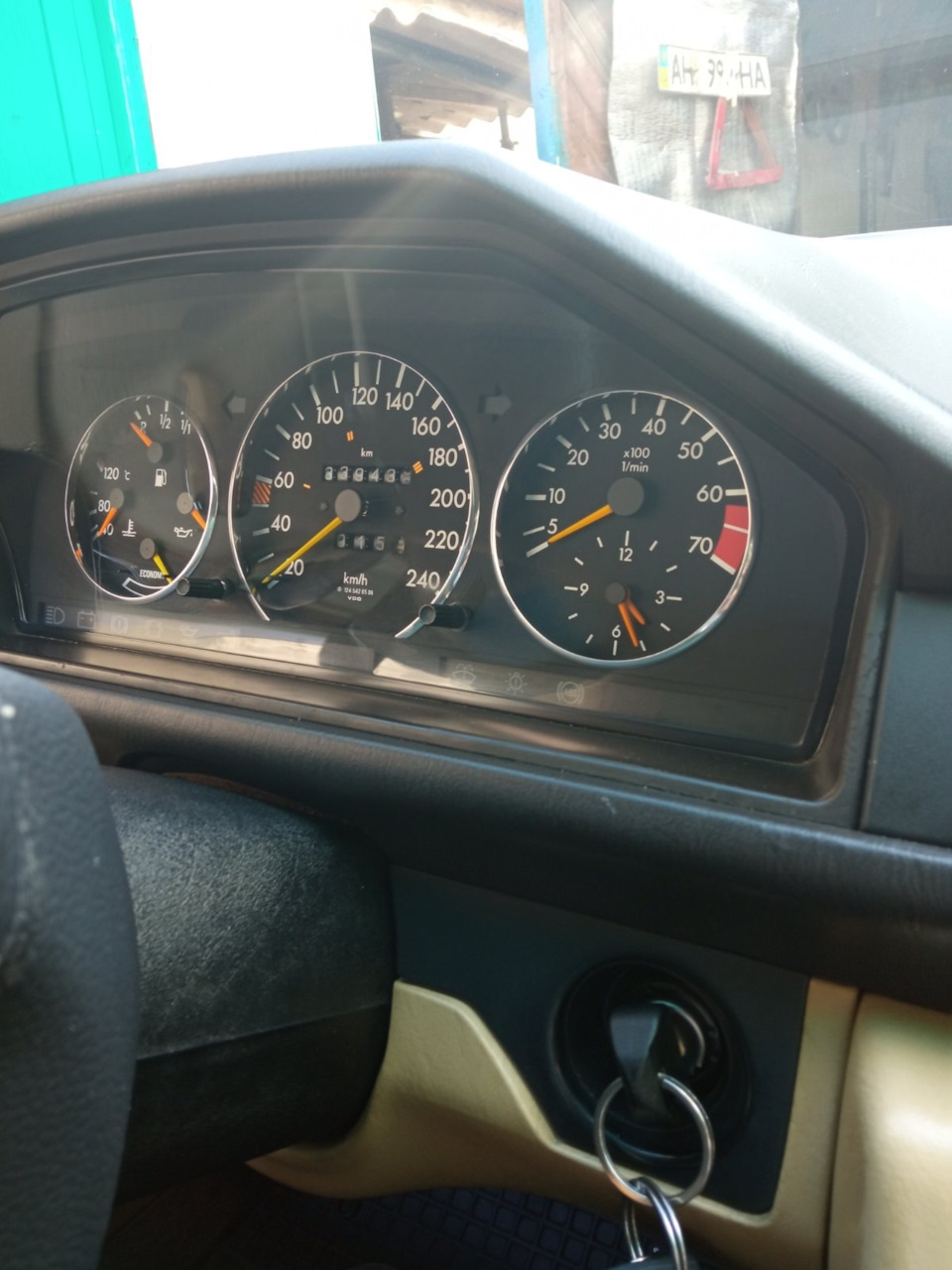 Кільця на клімат панель MERCEDES 124 3