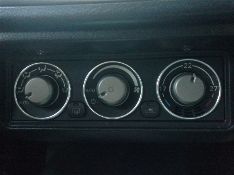кільця на клімат панель Mitsubishi Lancer IX 2
