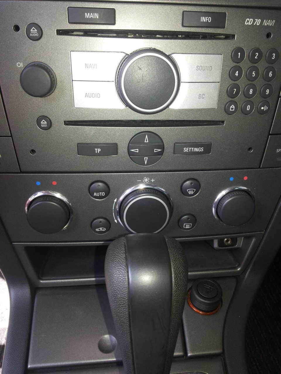 Кільця в клімат панель OPEL Vectra C 2