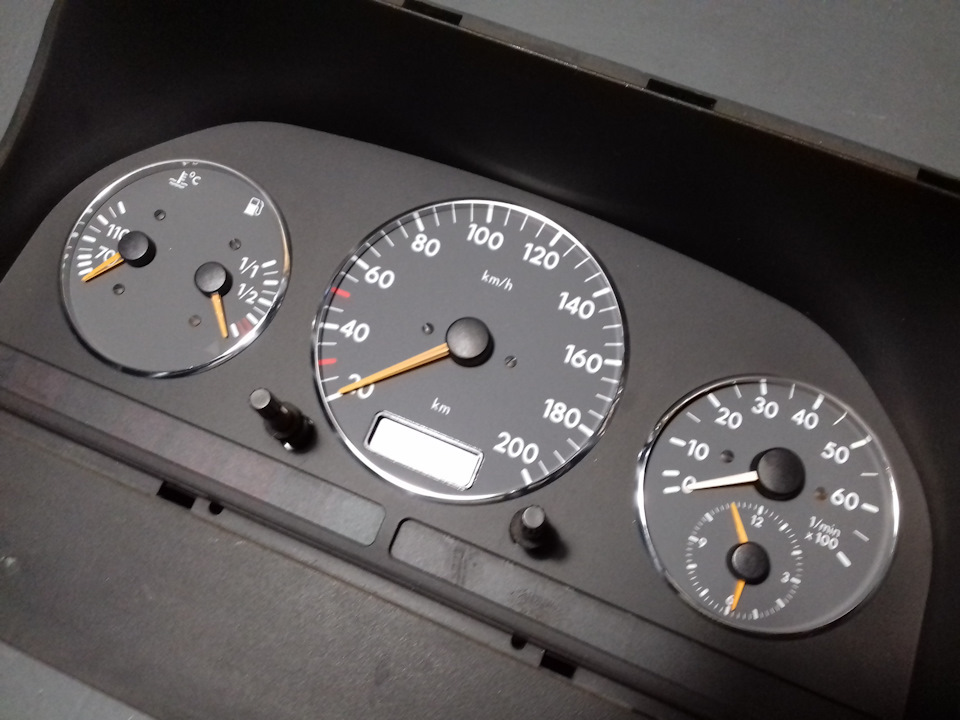 Хром кільця в приладку MERCEDES Sprinter, VITO 638, w163 3