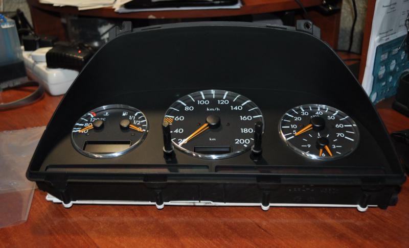 Хром кільця в приладку MERCEDES Sprinter, VITO 638, w163 5
