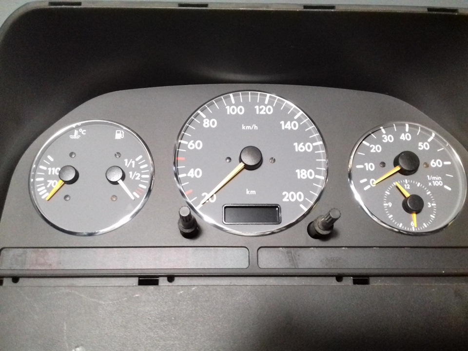 Хром кільця в приладку MERCEDES Sprinter, VITO 638, w163 2