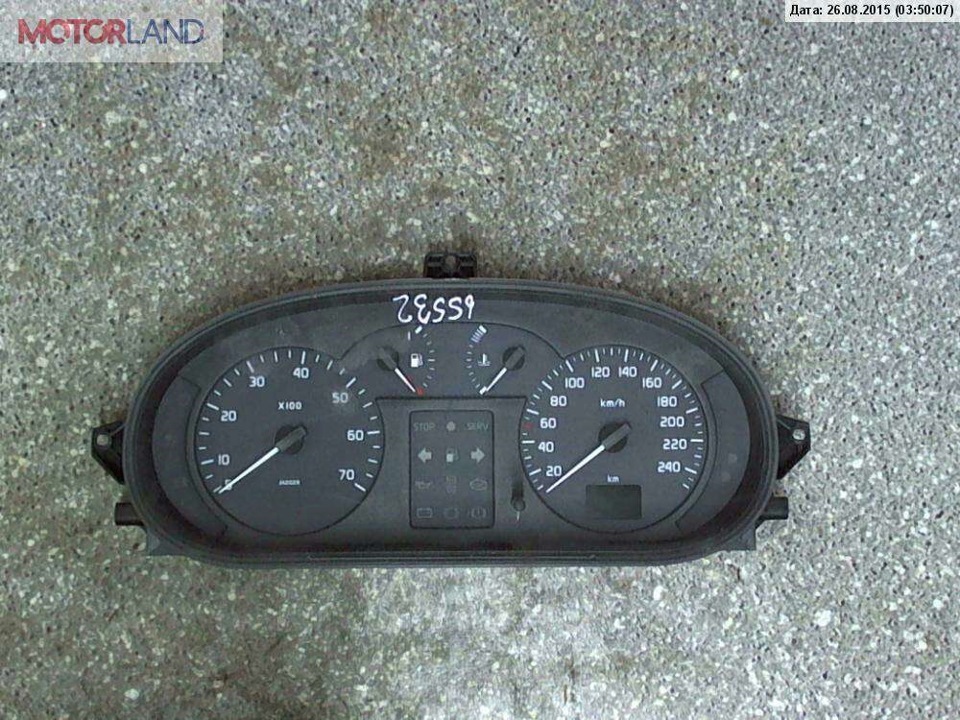 Хром кільця в приладку Renault Clio / Megane / Scenic / Thala / Kango 2