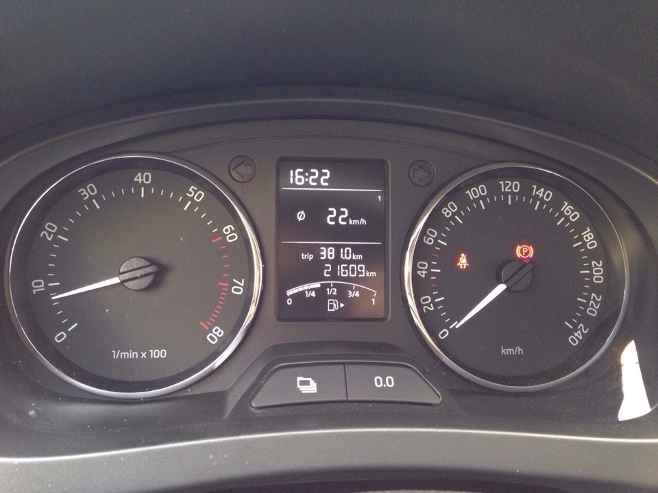 Хром кільця в приладку Skoda Rapid 3