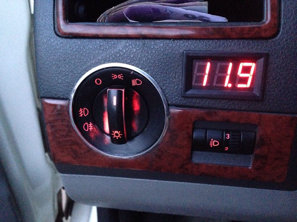 Хром кільце VW T5, Multivan Т5 на перемикач світла 4