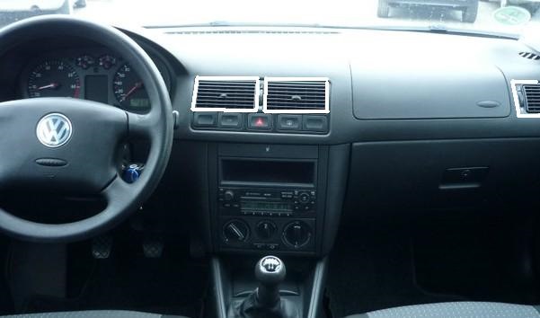 Хром окантовка повітроводів VW GOLF IV 1