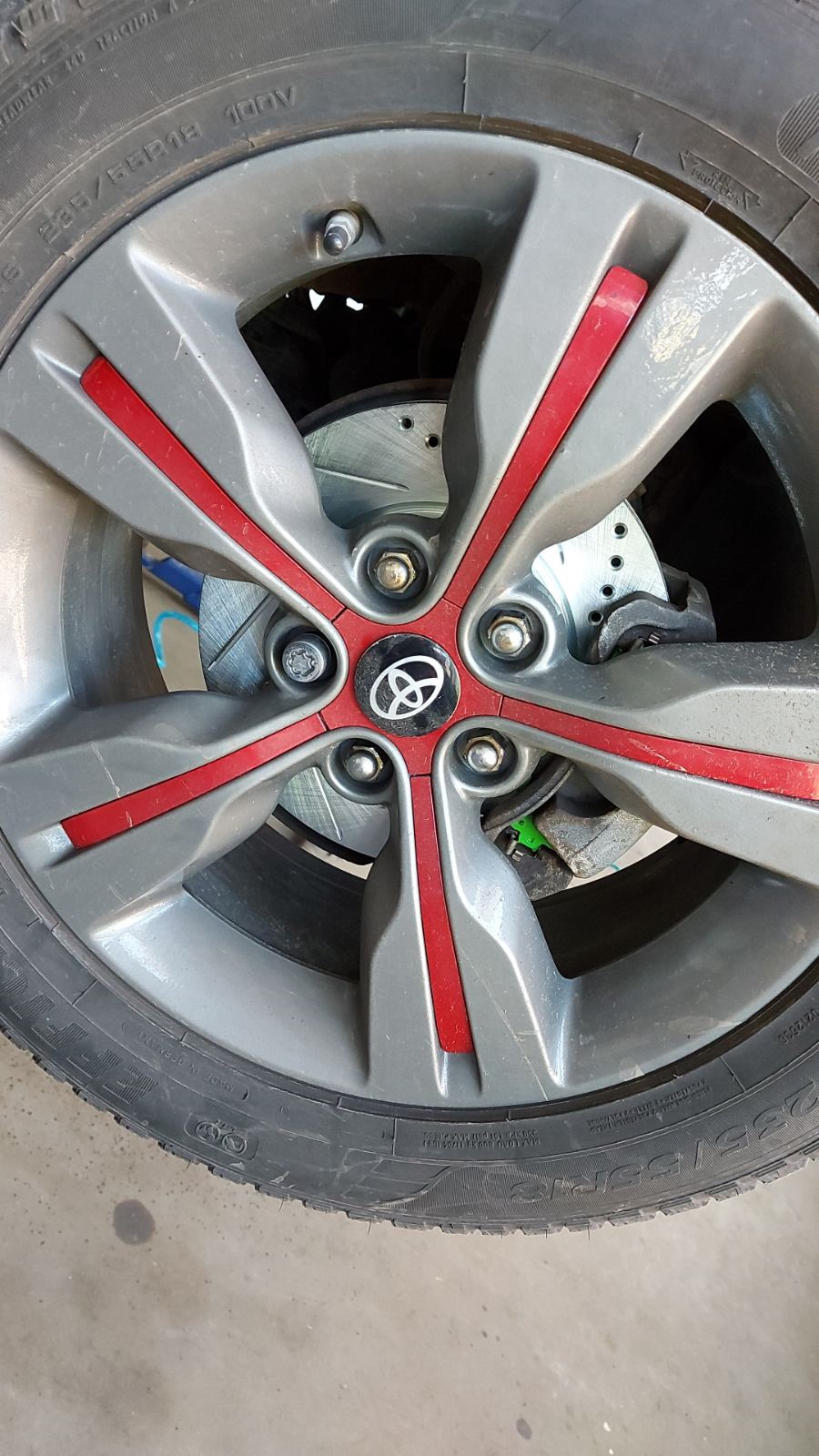 Rav4 2014 ASA44L Експеремнт - R1Concept + EBC Green Staff 5