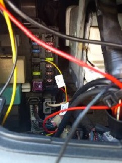 Прихований DVR на Daihatsu Sirion 2