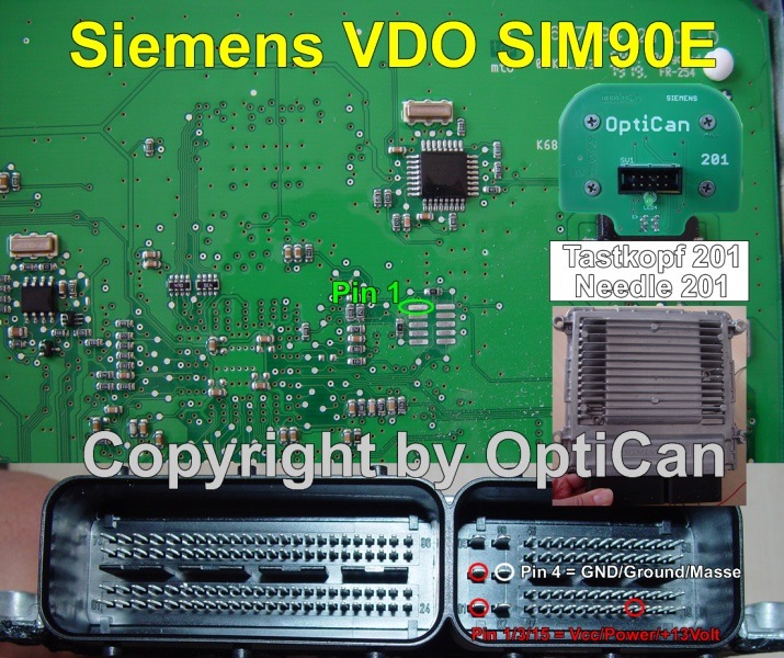 Chip Tuning ED3 Siemens VDO SIM90 1
