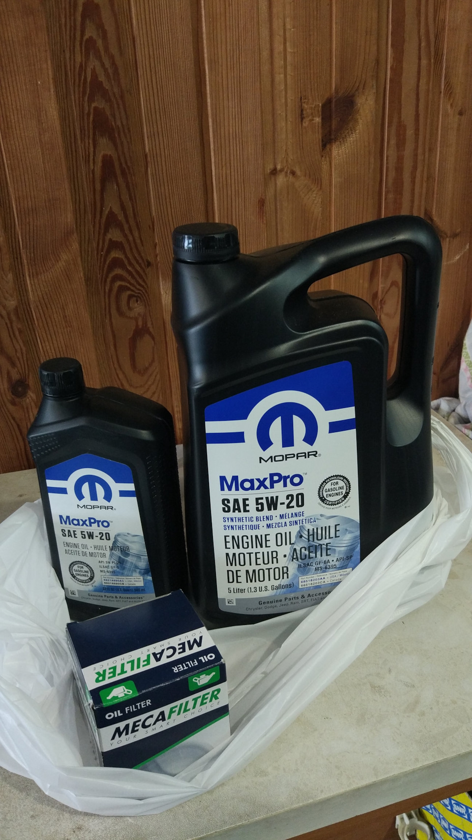 Заміна мастила на mopar 1