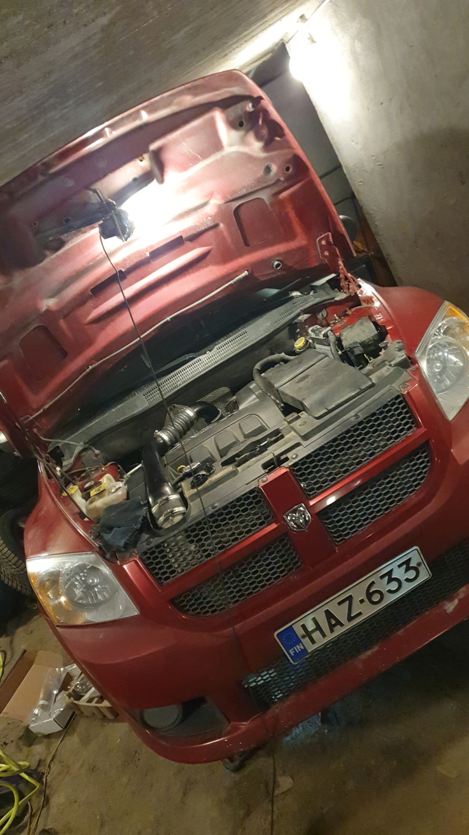 Заміна ланцюгів грм dodge caliber srt4 5