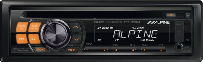 Автомагнітола Alpine CDE-120RM 1