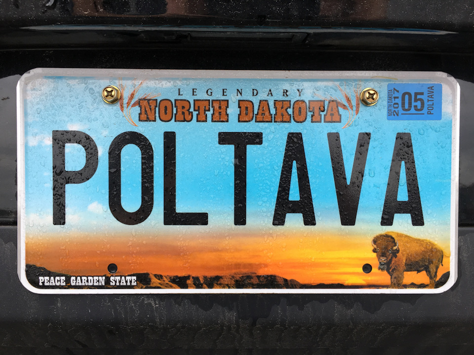 License plate 1