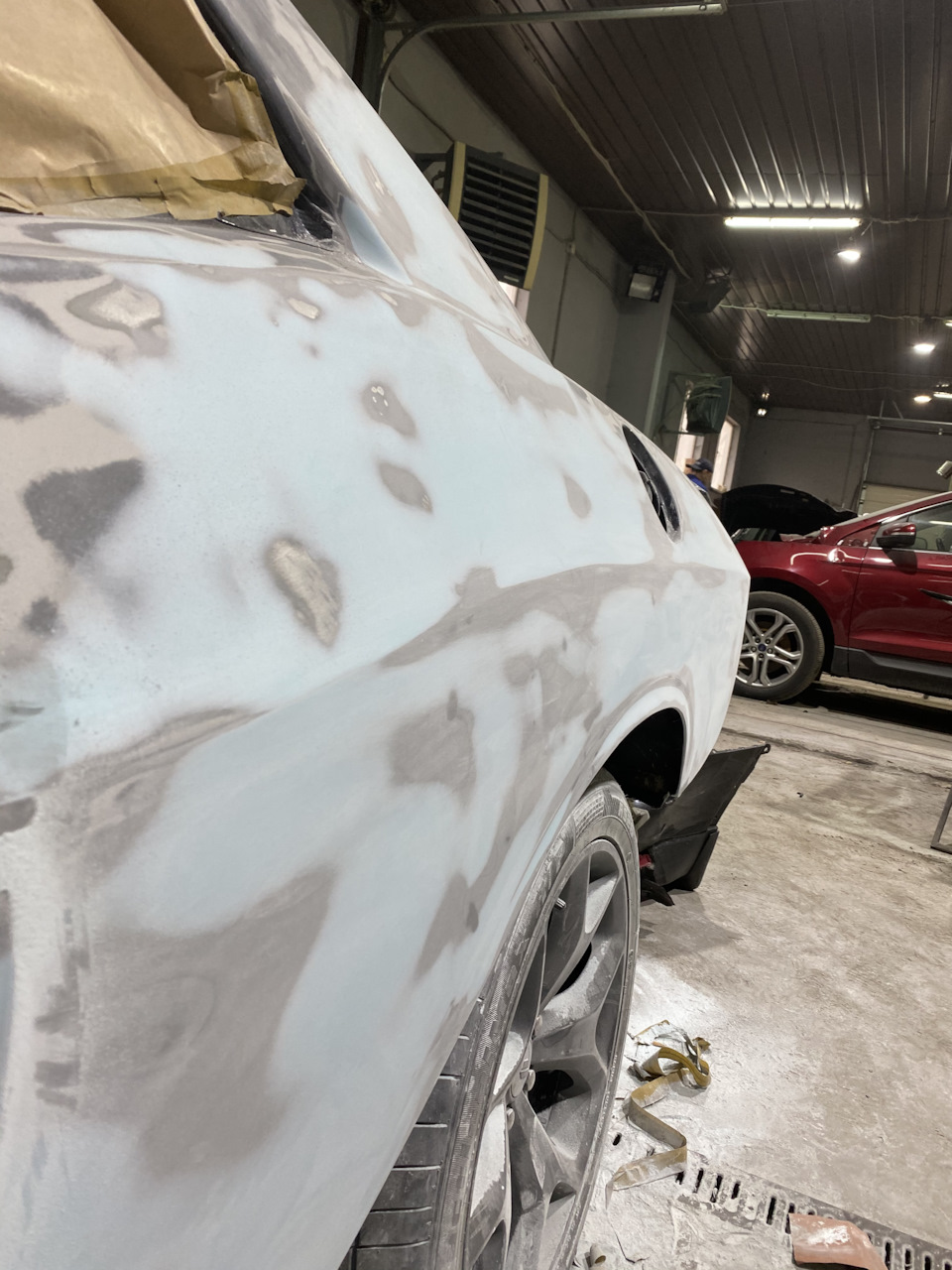 Шпаклівка Dodge Challenger 2