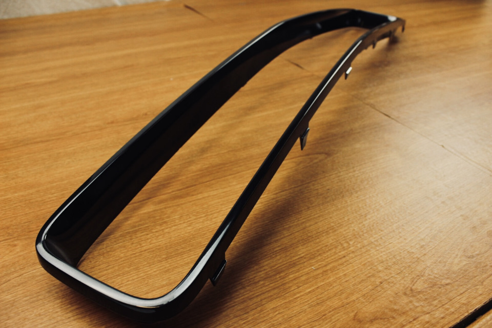 OEM Mopar Black Chrome Grille Surround Trim 2