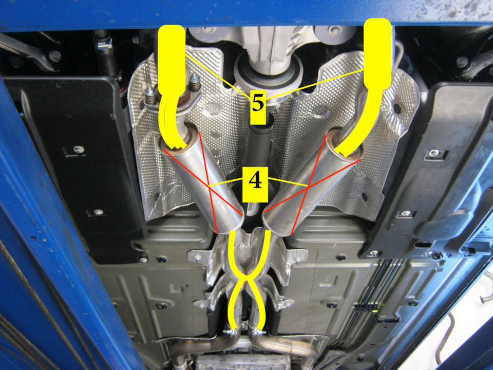 004: Custom exhaust Dodge Challenger SXT Plus+ 2