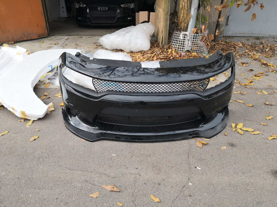 #1: Губа бампера Dodge Charger SRT - Abaza Carbon 4